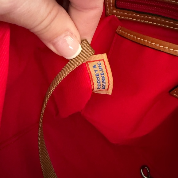 DOONEY & BOURKE•blue stripe Sullivan Addison nautical travel beach tote bag NWT - Picture 6 of 7